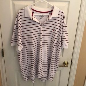 Nautical  Mens Performance Deck Shirt Pullover Polo Shirt Sz XXL